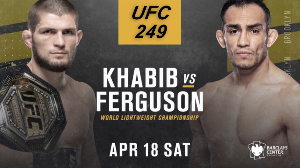 Хабиб нурмагомедов - Тони Фергюсон бой смотреть онлайн трансляцию UFC 249