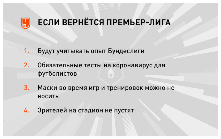 Как будут проходить матчи в РФПЛ