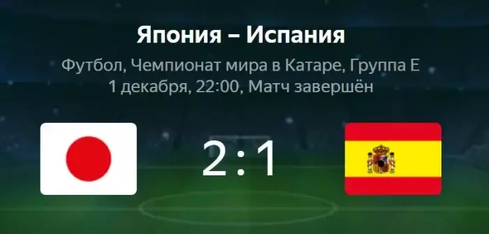 Япония - Испания видео обзор матча ЧМ от 1 декабря 2022