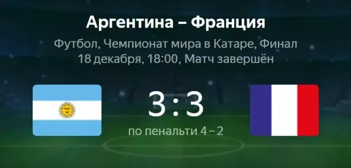 Аргентина - Франция видео обзор матча ЧМ от 18 декабря 2022